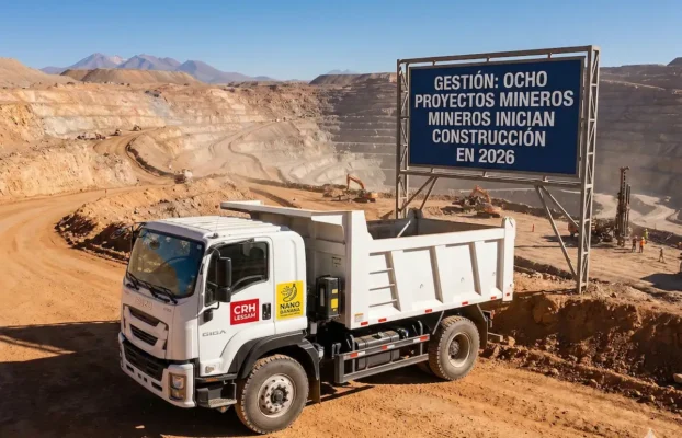 Ocho proyectos mineros iniciarán construcción este 2026